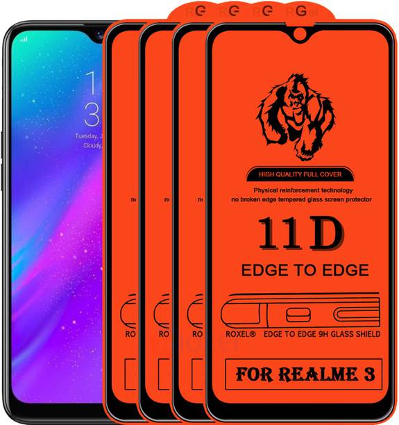 Roxel Edge To Edge Tempered Glass for Realme 3