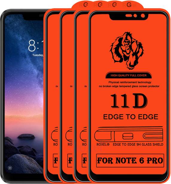 Roxel Edge To Edge Tempered Glass for Mi Redmi Note 6 Pro