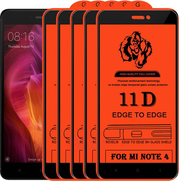Roxel Edge To Edge Tempered Glass for Mi Redmi Note 4
