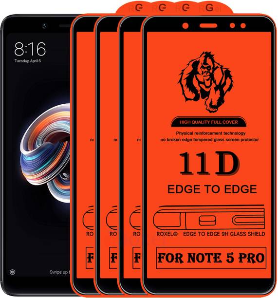 Roxel Edge To Edge Tempered Glass for Mi Redmi Note 5 Pro