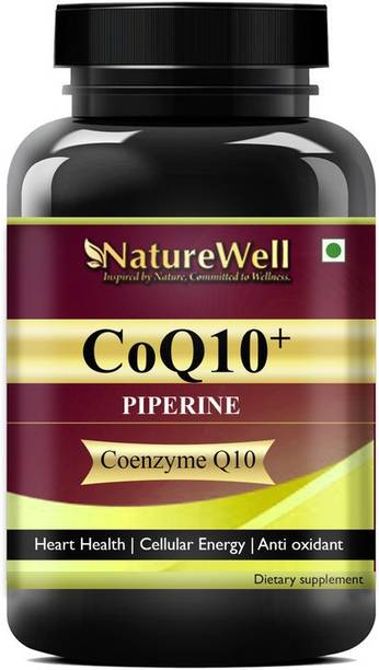 Naturewell Natural Coenzyme Q-10 Rich in Antioxidant, Promotes Heart Health & Boosts Energy