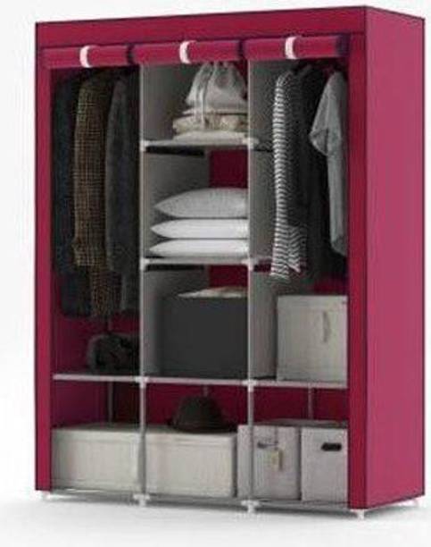 HEAVEN 6+2 Portable Wardrobe for Storage Carbon Steel Collapsible Wardrobe