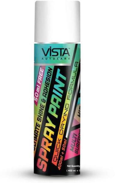 Vista Auto Care WHITE Spray Paint 450 ml