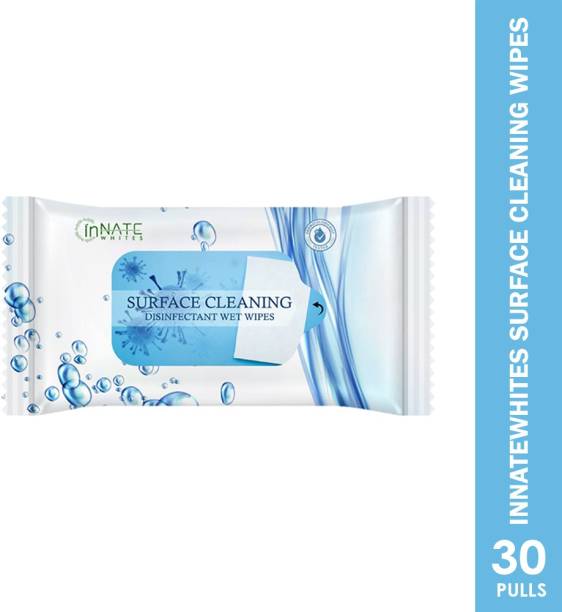 INNATE WHITES Surface Cleaning Disinfectant Wet Wipes Ideal to Clean Multiple Surfaces