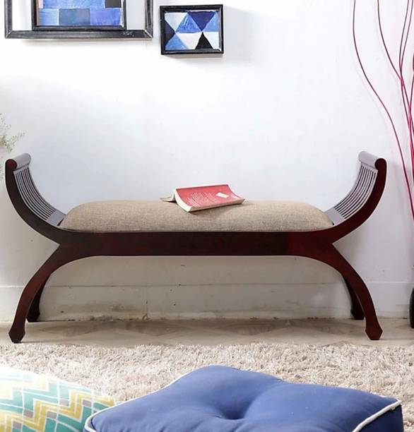 UK FURNITURE Rosewood (Sheesham) Sofa Sectional for Living Room & Office Fabric 2 Seater  Sofa