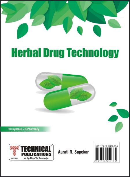 Herbal Drug Technology for B. PHARMACY - PCI SYLLABUS – textbook