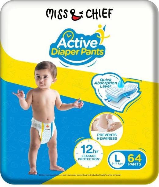 Miss & Chief Active Pant Diapers - L