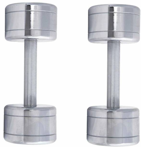 YMD Pair of 2.5kg steel dumbbell (2.5KGX2PCS) Fixed Weight Dumbbell