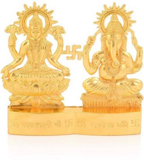 NAVYAKSH l Laxmi Ganesh Ji Idol Showpiece Decorative Showpiece  -  6 cm