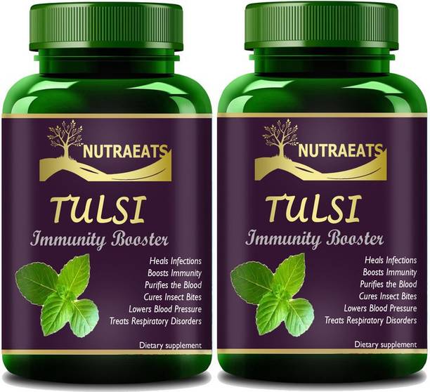 NutraEats Holy Basil (Tulsi Extract) Natural Antioxidants Premium