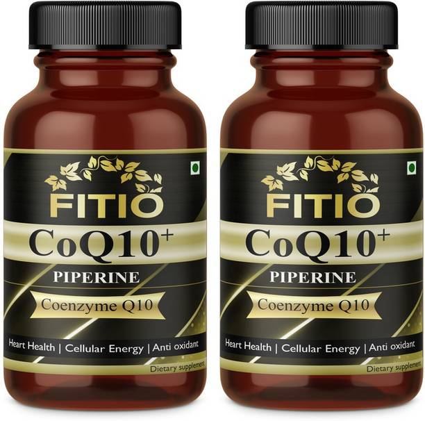 FITIO Coenzyme Q10 ,COQ10 100mg High Absorption with Piperine & DHA Ultra