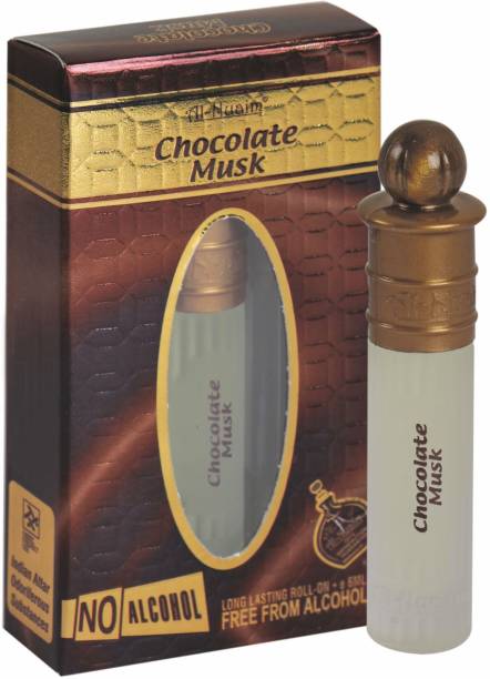 Al-Nuaim Eco series Chocolate Musk Alcohol Free Attar Roll On - 6ml Floral Attar