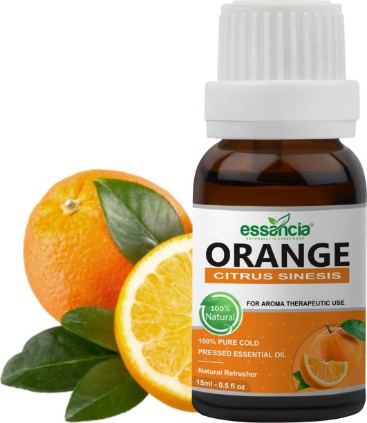 essancia Orange Essential Oil for Skin Care, Hair, Body and Aromatherapy. 100% Pure, Natural, Undiluted and Therapeutic Grade Essential Oil