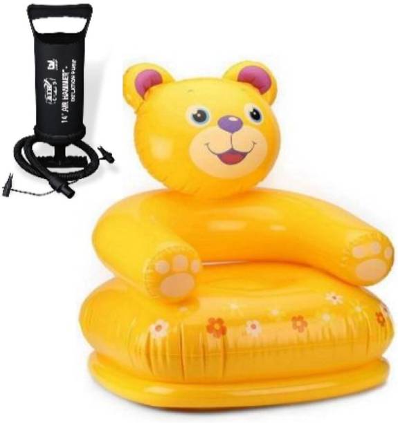 USTAR (USA*BN13) PREMIUM QULAITY FOR YOURS KIDS STARS ,AGE 0-5YEARS PRIMIUM WORLD FAMUS TEDDY ANIMAL SHAPE INFLATABLE AIR CHAIR(HAWA WALI KURSI) WITH THREE VALVE HEAVY DUTY MANUAL AIR PUMP.BEST SELLER ,PEOPLE CHOICE GIFT FOR KIDS AGE 0- 5 YEARS KIDS AND BABY TEDDY ANIMAL CHAIR, COMFIRTABLE AND ENJOYBLE ,LIKES AND LOVED BY YOURS KIDS AND BABIES. BEST GIFT FOR YOUR GROWING KIDS. Inflatable Sofa/ Chair, Inflatable Toy Pump