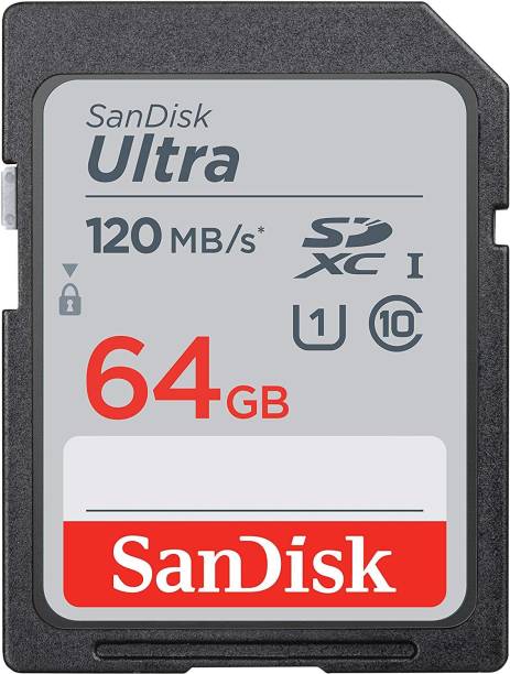 SanDisk Ultra 64 SDXC Class 10 120 Mbps  Memory Card