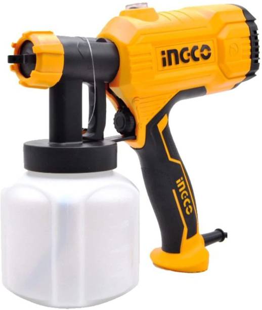 INGCO TOOLS MASTER SPG3508 Electric HVLP Paint Spray Gun 450W Portable Painting/Spraying Machine -Fast Air Painting Tool HVLP Sprayer