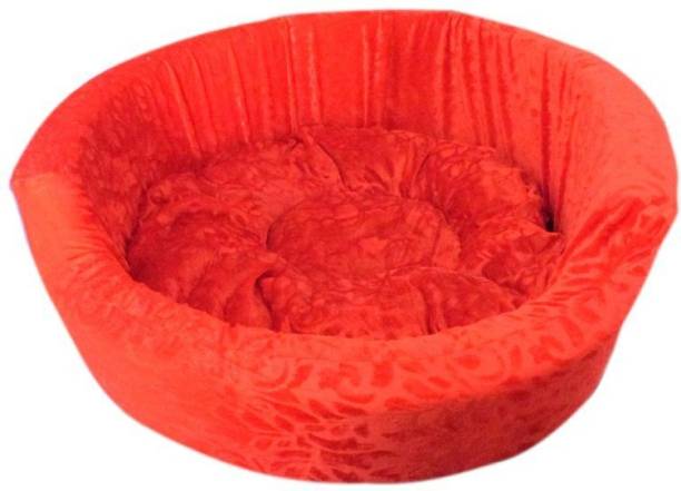 PAW ZONE PremiumQuality Velvet Luxury Washable DOG Sofa For All Season Sleeping CatPuppy XL Pet Bed