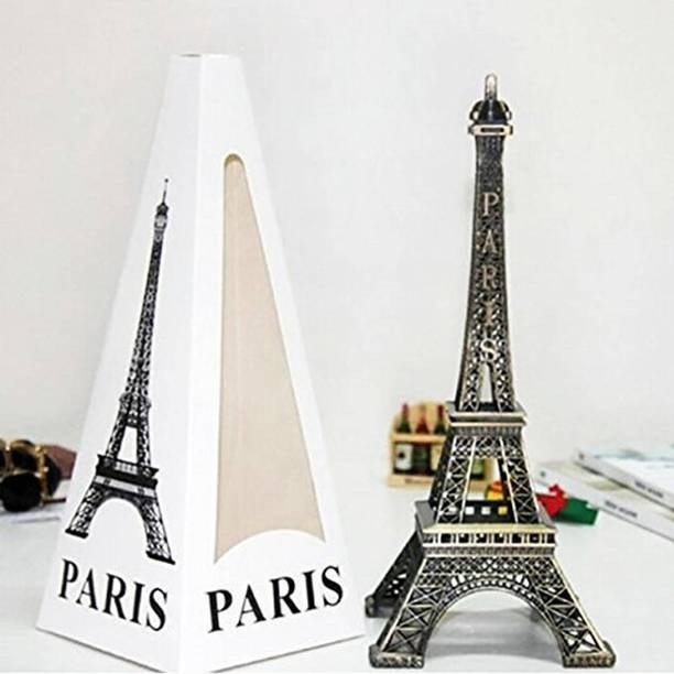Pseudo Antique finish Paris Eiffel Tower metal miniature statue,Decorative Showpiece Decorative Showpiece  -  18 cm