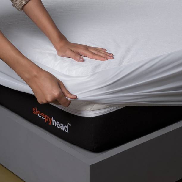 Sleepyhead Fitted Single Size Breathable, Stretchable, Waterproof Mattress Cover