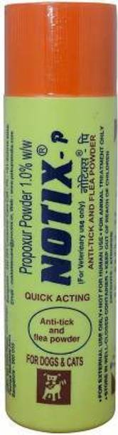 fifozone Pet Care Notix Anti tick & Flea powder for dog's 100 gm 100 ml Pet Coat Cleanser