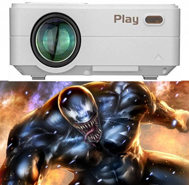 PLAY New 1080P High Definition Projector High Brightness (3500 lm / Remote Controller) Portable Projector