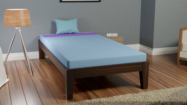 FUREON Solid Sheesham Wood Single Bed Without Storage Solid Wood Single Bed