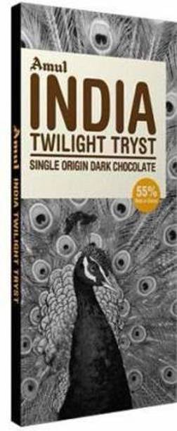 अमूल TWILIGHT DARK CHOCOLATE 125 GM Bars (125 g) PEACOCK FLAVOUR