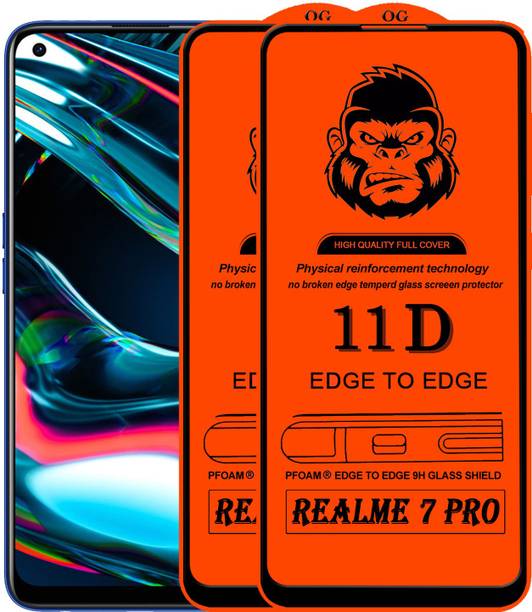 XRENGTH Edge To Edge Tempered Glass for : REALME 7 PRO