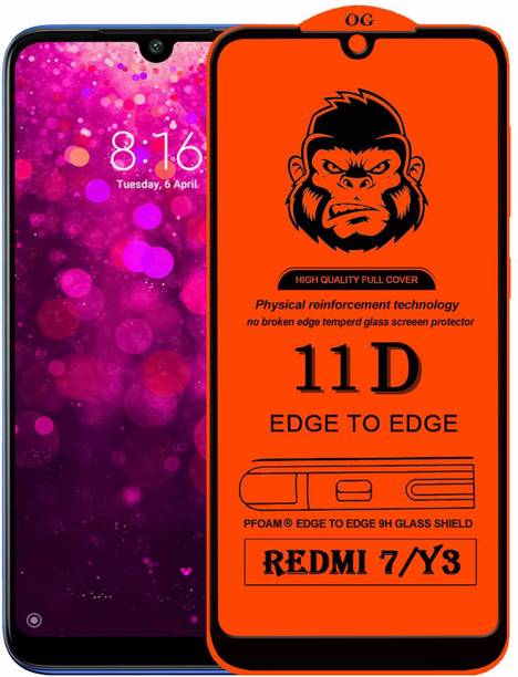 Gorilaorginal Edge To Edge Tempered Glass for ; REDMI Y3
