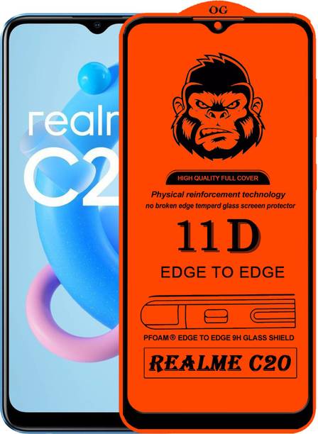 Xester Edge To Edge Tempered Glass for REALME C20