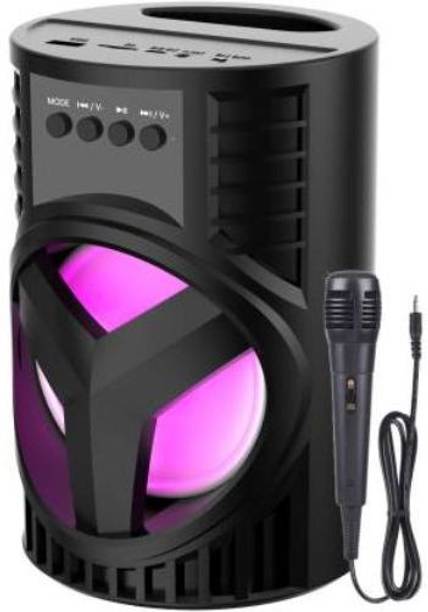 Clairbell MYJ_639I_LZ 4103||WS-03|| Karaoke Speaker With Mic Super Bass Bluetooth Wireless Portable compatiable With all smart phones || Karaoke Bluetooth speaker with SD card and USB slot Wireless Bluetooth Multimedia Speaker || Wireless Speaker Ultra Loud Stereo sound || Bluetooth Speaker for Desktop PC|| Bluetooth Speaker Home Audio|| Perfect for home DJ audio player and DJ for outdoor activities || FM , Aux, TF, Speaker Phone / Wireless Speaker Compatible with all your devices. 15 W Bluetooth Tower Speaker