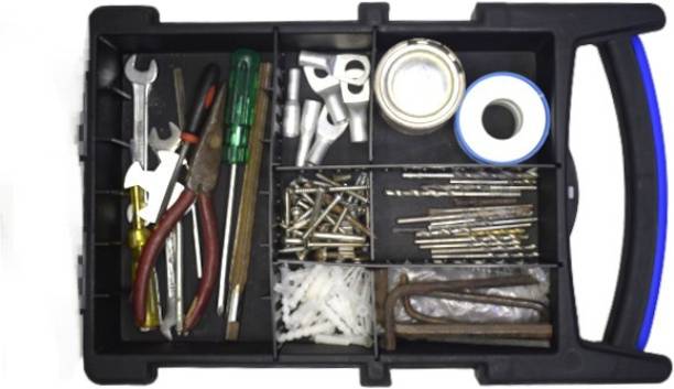 APRAS Tool Box |Organizer Box | Hardware Tray | Art and Craft Kit | Cosmetic Storage Box | Stationary Box | First Aid Box Tool Tray