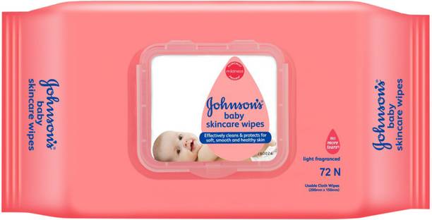 JOHNSON'S Baby Skincare Wipes 72s