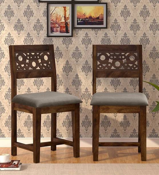 HDWOOD Solid Sheesham Wood Set Of 6 Dining/ Study Chair For Dining, Study Room, Office. Solid Wood Dining Chair