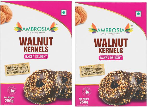 AMBROSIA Walnut Kernels BakerDelight 250g| Light Broken (6-8 pieces) Walnuts