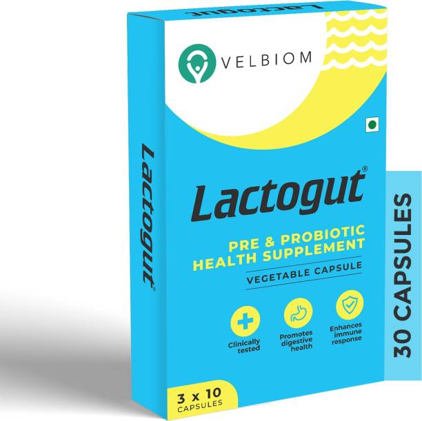 Lactogut veg probiotics capsules no flavour Capsules
