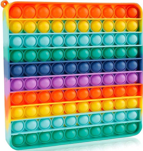 Aganta Pop It Big Size Pop It 100 Bubbles Push Pop Toy For Kids Fidget Toys For Kids Pop Its Boys And Girls Pop It Giant Toy Pop It Set Big Pop It Mat Pop Big Pop It Fidget Big 100 Bubble Push Pop Play Best Gift For Children