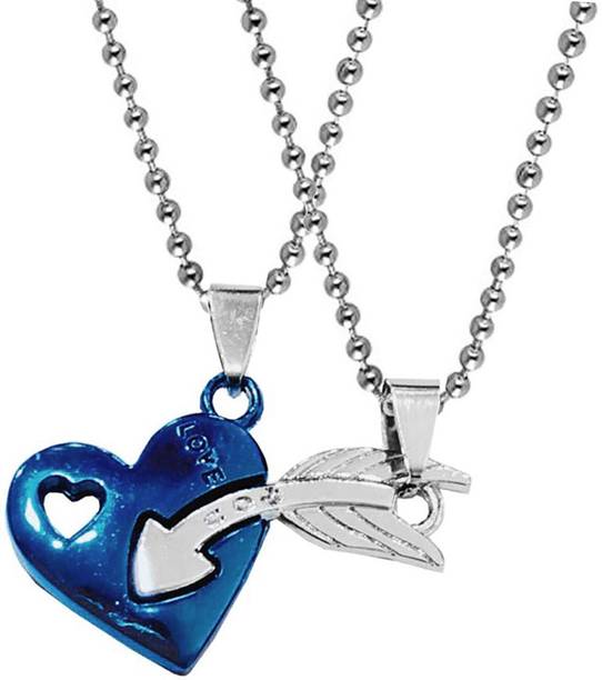 Sullery Rhodium Metal Pendant