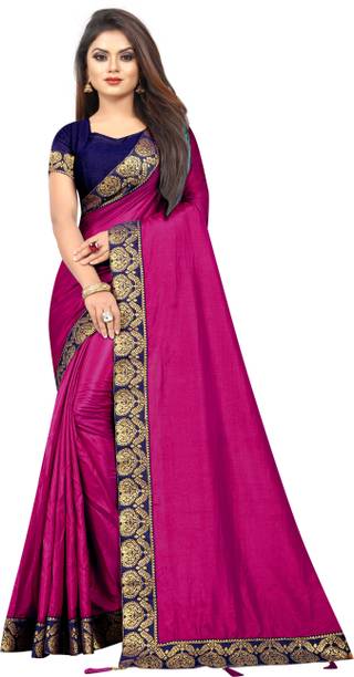 UGADI Embellished Assam Silk Art Silk Saree