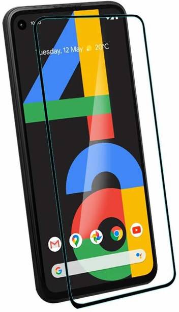 RUNICHA Edge To Edge Tempered Glass for Google pixel 4a