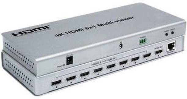 microware HDMI 8X1 Quad Multi-viewer with Seamless switcher HDMI 8X1 Switch HDMI 8X1 quad mulit viewer 4K Media Streaming Device