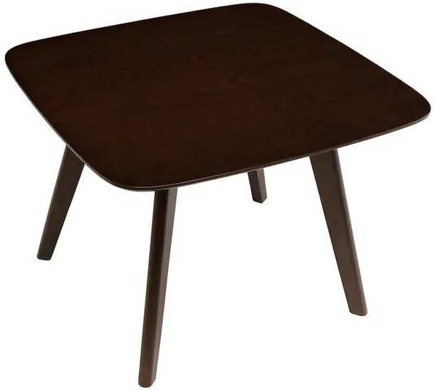 spacepanda Elite Solid Wood End Table for living room, Bed Side Table, Coffee Table, Sofa Table (Brown) Solid Wood Side Table