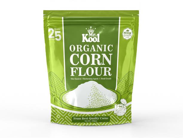 mr.कूल नेचुरल कॉर्न फ्लोर मक्की आटा 500g बैग