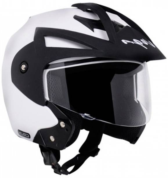 VEGA CRUX HI-QUALITY OPEN FACE WHITE 600 MM SIZE (L) Motorsports Helmet