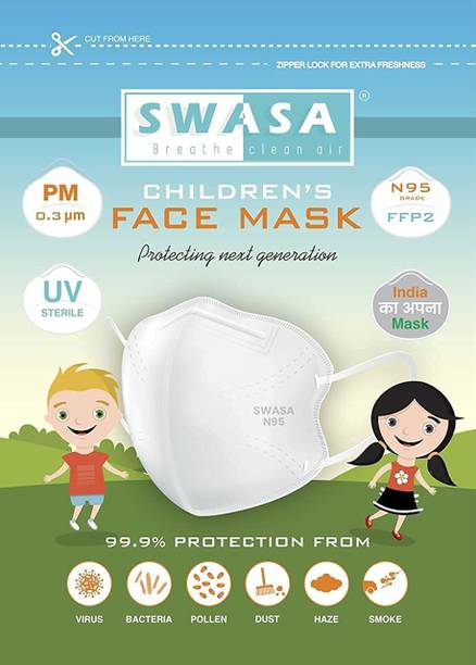 SWASA SWK03 Printed Kids Mask N95 (Pack of 3) Reusable