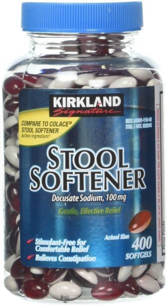 KIRKLAND Signature Stool Softener Docusate Sodium 100 M...