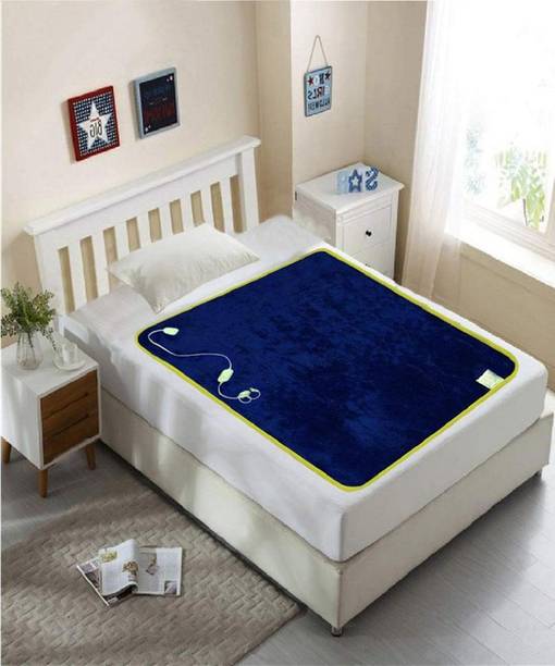 Bhaven Creations Solid Single Electric Blanket for Heavy Winter