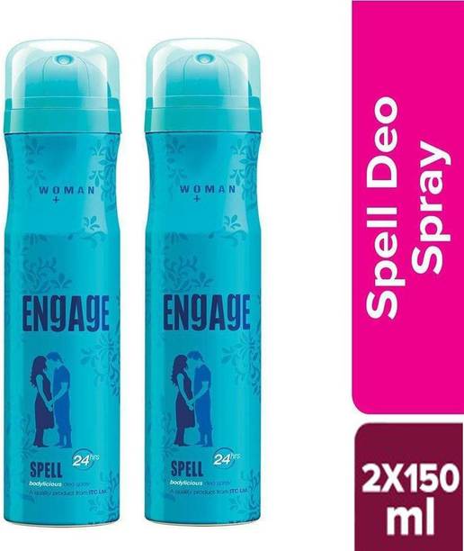 Engage Woman Spell Bodylicious Deo Spray 2X150ml Deodorant Spray  -  For Women