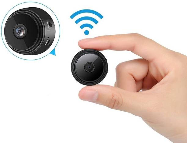 Bzrqx Full Hd 1080p with Night Vision and Motion Detection Smallest Portable Mini Magnet Camera with Audio and Video Recording and Live Feed WiFi with Mobile App Wireless Security Camera