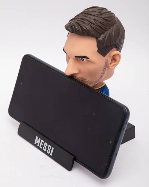 Elegant Lifestyle Lionel Andrés Messi Action Figure, Argentine Professional Footballer Messi Bobblehead for Office Desk, Study Table, Car Dashboard, Mobile Holder